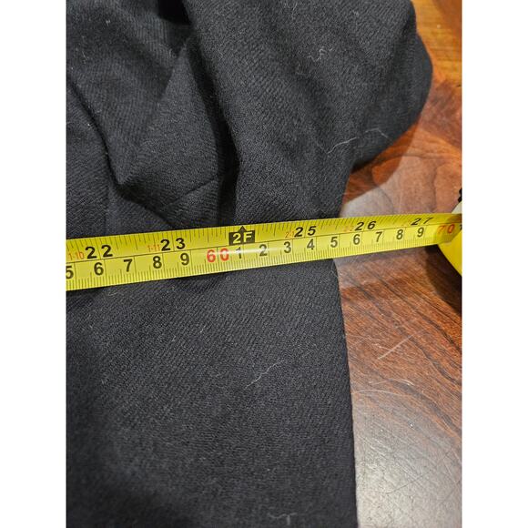 Vintage Giorgio Sant’Angelo Black Wool Blazer Gold Crest Buttons Women’s 22 - Picture 7 of 8